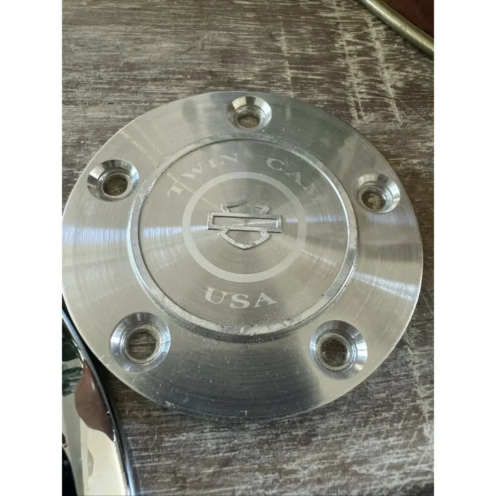 Harley Davidson Genuine Chrome Twin Cam Derby ,Chain Inspection & Timer Covers